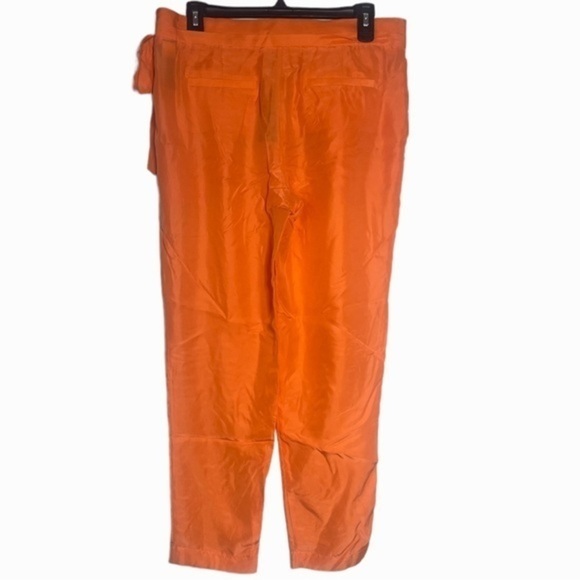 Tibi orange silk pants size 6 - Picture 3 of 10